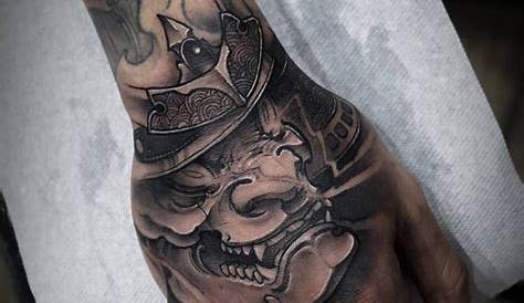 Japanese Samurai Mask Hand Tattoo 100 Designs For Men