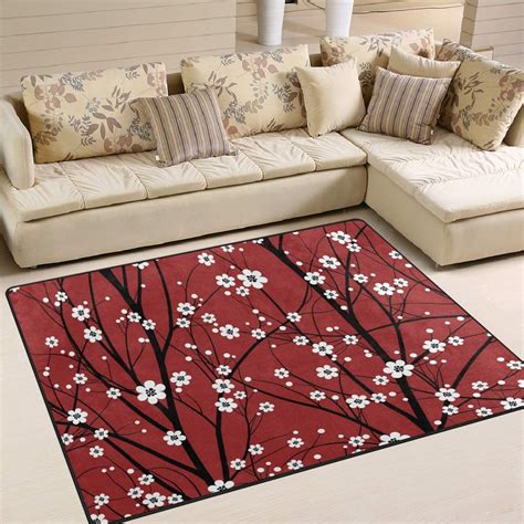 japanese cherry blossom rug