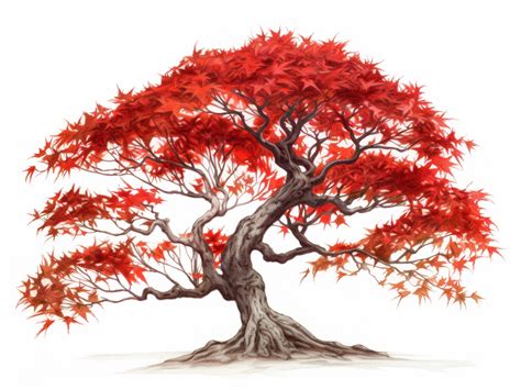 japanese maple tree drawing