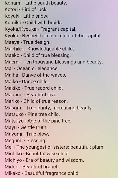 japanese names for girls with meaning sun