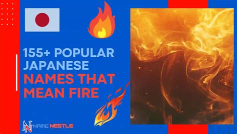 japanese names that mean fire for boys