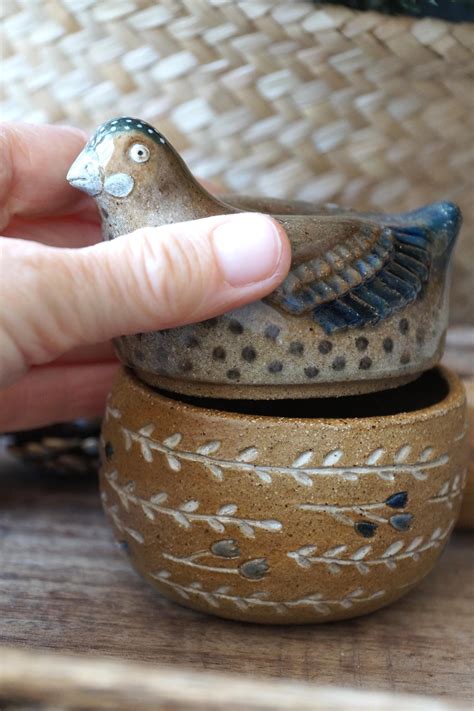 Jar Bird Ceramic
