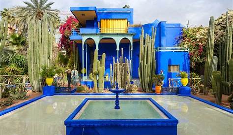Jardin Majorelle Blue Rhapsody In In Marrakech