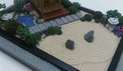 A Tea House on Zen Garden by WallzArt Zen garden diy