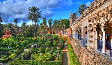 Jardines del Alcazar de Sevilla Alcazar de sevilla