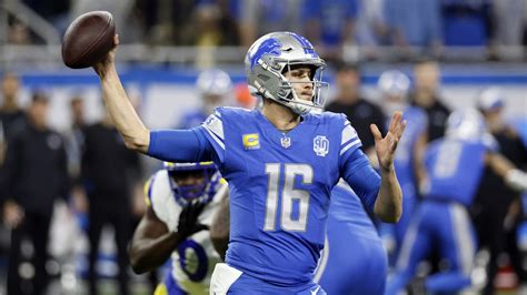 Jared Goff with the Lions