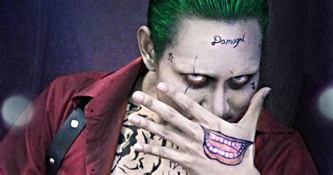 jared leto joker damaged tattoo