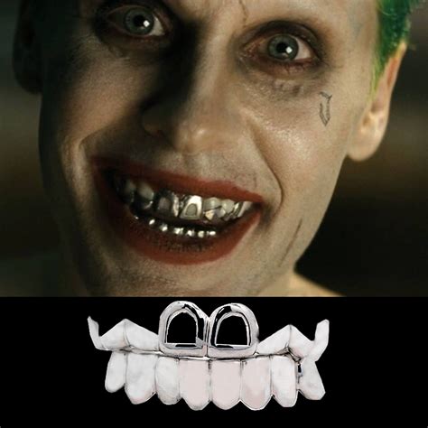 jared leto joker teeth