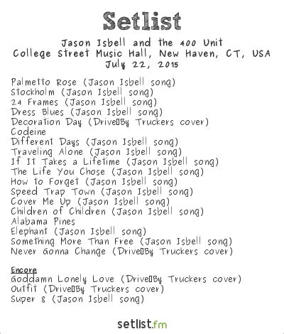 Jason Isbell Tiny Desk Setlist