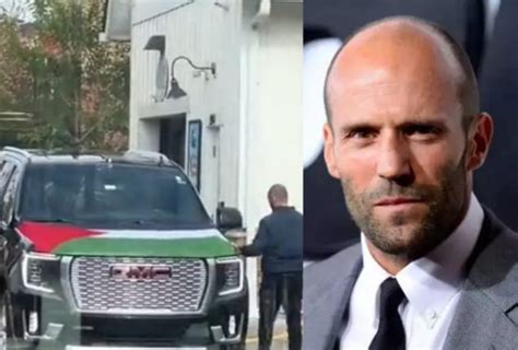 jason statham palestinian flag