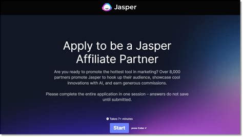 Jasper Affiliate Program Join Now To Earn 1000 Monthly