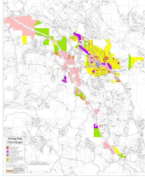 Jasper Ga Zoning Map