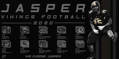 jasper high school football schedule 2023