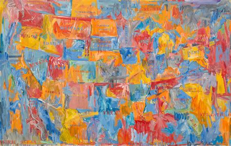Jasper Johns Map Meaning