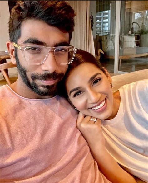 jasprit bumrah and sanjana ganesan