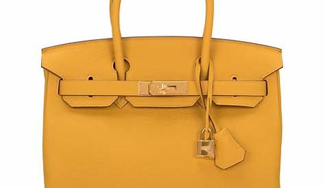 Jaune Ambre Hermes Birkin Bag 30cm Togo Gold Hardware