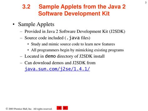 java 2 software development kit