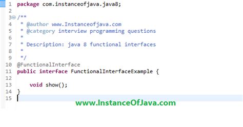 java 8 function interface example
