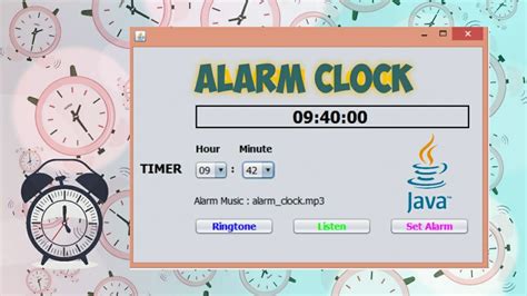 Java Alarm Clock