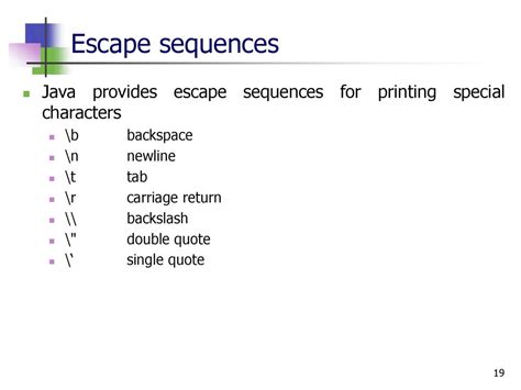 Java Alll Printable Characters And All Newline