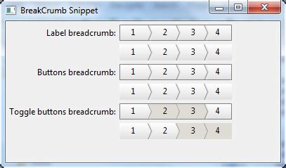 Java Breadcrumb Example