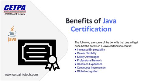 Java Certification Benefits