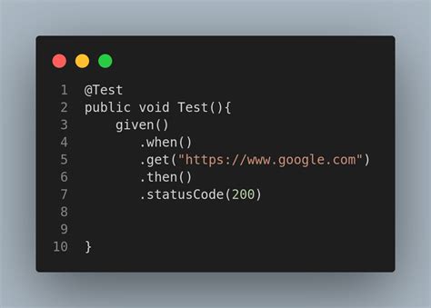 java code for rest assured api testing