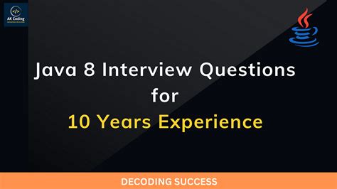 java coding questions for 10 years experience
