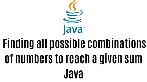 Java Combinations Of Digits