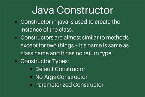 Java Constructor Best Practices