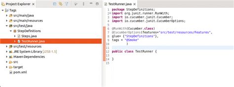 Java Cucumber Options Features