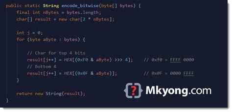 Java Display Bytes As Hex