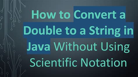 Java Display Double Without Scientific Notation