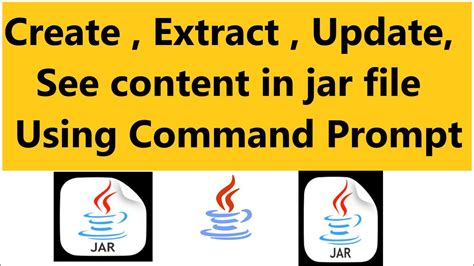 Java Extract Jar Programmatically