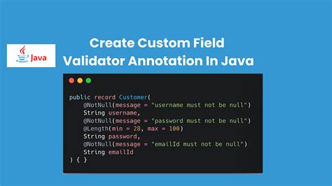 Java Field Annotation