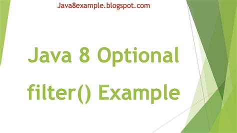 Java Filter Empty Optional