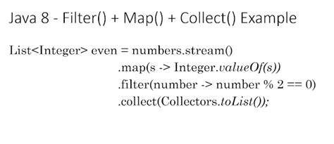 Java Filter Map Collect