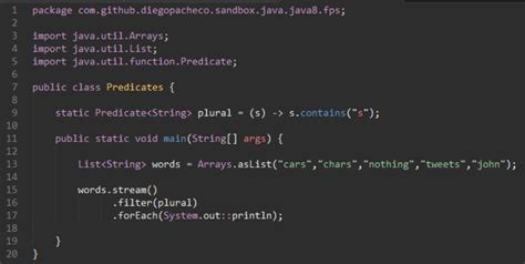 Java Filter Using Predicate