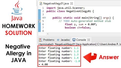 Java Float Negative Value