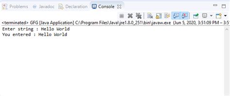 Java Flush Output