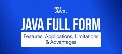 Java Full Form In English