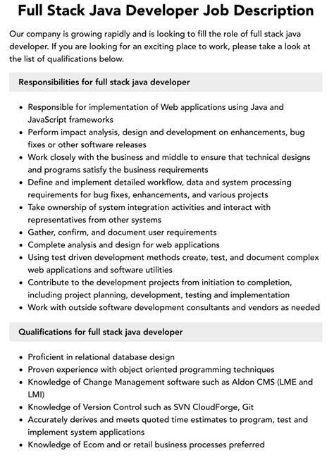 java full stack developer job description accenture