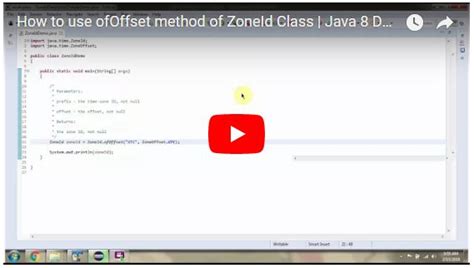 java get offset from zoneid
