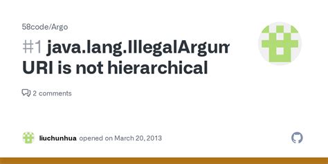 Java Illegalargumentexception Uri Is Not Hierarchical