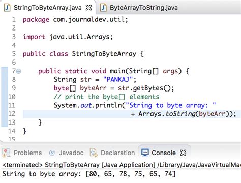 java initialize byte array with values