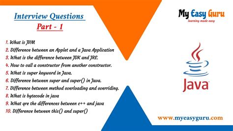 java interview problem solving questions for freshers