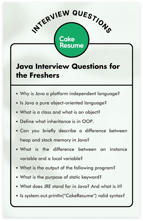 java interview questions and answers for freshers