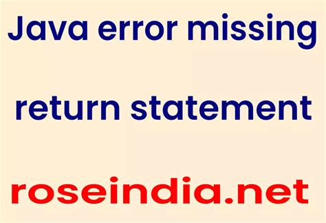 Java Is Missing Error