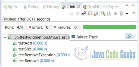 java junit 5 test void method