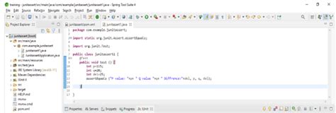 java junit assert void method